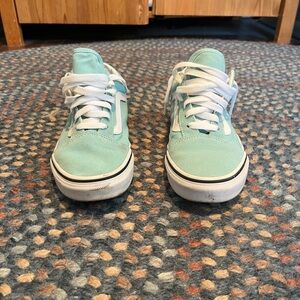 Unisex Vans Old Skool in Aqua